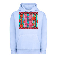 Pigment Grape Ice teacher with  flower glitter and serape leopard Urban Hoodie - Artiststas
