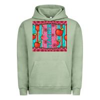 Pigment Oil Green teacher with  flower glitter and serape leopard Urban Hoodie - Artiststas