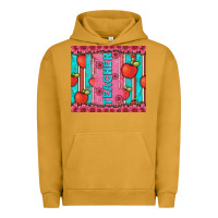 Pigment Peanut Butter teacher with  flower glitter and serape leopard Urban Hoodie - Artiststas