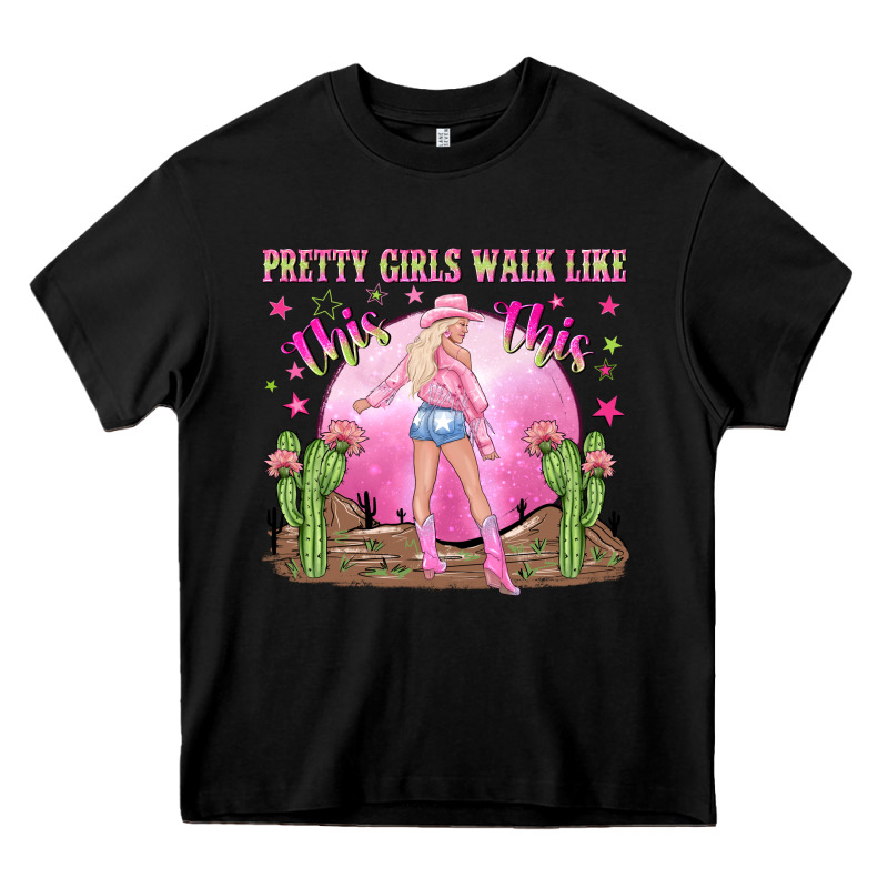 Pretty Girls Walk Like This This Heavy Core Tee by NancyCooperArtShop | Teevron