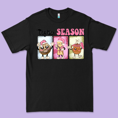 Christmas Tis The Season Premium Tee Designed By Maliassmallbusiness