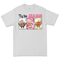 Dove Grey Christmas tis the season Premium Tee - MaliasSmallBusiness