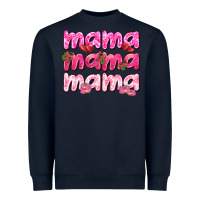 Navy Mama mama mama mother's day Heavyweight Sweatshirt - HowdyJamesFarm
