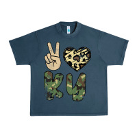 Midnight Navy Peace Love Urban Heavy Tee - Bettercallsaul