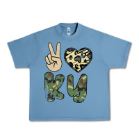 Pebble Blue Peace Love Urban Heavy Tee - Bettercallsaul