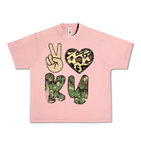 Salmon Peace Love Urban Heavy Tee - Bettercallsaul