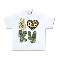 White Peace Love Urban Heavy Tee - Bettercallsaul