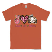 Copper Peace Love Shih Tzu Classic Tee - Bettercallsaul