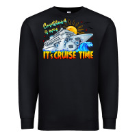 Black Countdown Is Over It's Cruise Time Premium Sweatshirt - CowhideDigitalArt