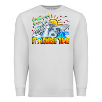 Dove Grey Countdown Is Over It's Cruise Time Premium Sweatshirt - CowhideDigitalArt