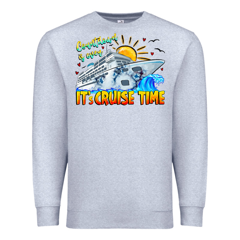 Countdown Is Over It's Cruise Time Premium Sweatshirt by CowhideDigitalArt | Teevron