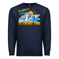 Navy Countdown Is Over It's Cruise Time Premium Sweatshirt - CowhideDigitalArt