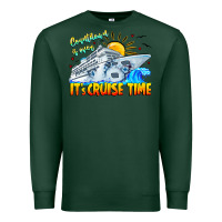 Sports Green Countdown Is Over It's Cruise Time Premium Sweatshirt - CowhideDigitalArt