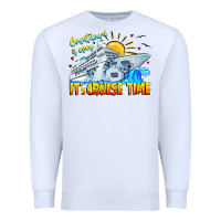 White Countdown Is Over It's Cruise Time Premium Sweatshirt - CowhideDigitalArt