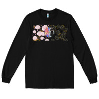 Black gothic girl and colorful girl best friends with Long Sleeve Tee - TumblerDesignByShophia