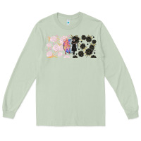 Matcha gothic girl and colorful girl best friends with Long Sleeve Tee - TumblerDesignByShophia