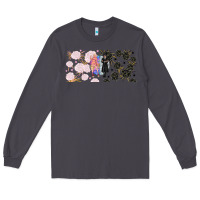 Smoke gothic girl and colorful girl best friends with Long Sleeve Tee - TumblerDesignByShophia
