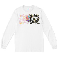 White gothic girl and colorful girl best friends with Long Sleeve Tee - TumblerDesignByShophia
