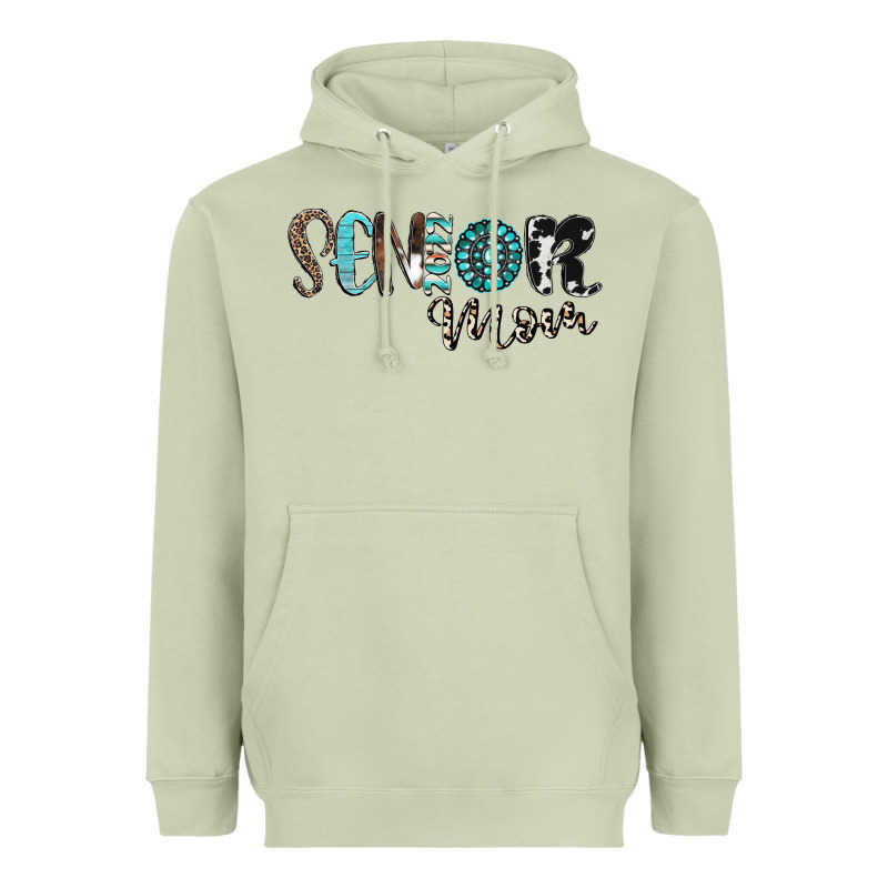 Senior Mom Heavyweight Hoodie by CowhideDigitalArt | Teevron