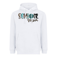 White senior mom Heavyweight Hoodie - CowhideDigitalArt