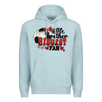 Blue Mist little brother biggest fan soccer Premium Hoodie - FaDigitalArtStudio