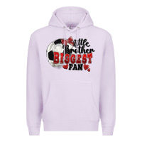 Lilac little brother biggest fan soccer Premium Hoodie - FaDigitalArtStudio