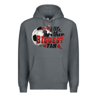 Rock little brother biggest fan soccer Premium Hoodie - FaDigitalArtStudio