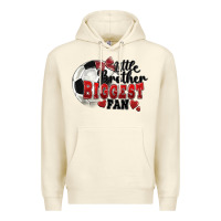 Sandshell little brother biggest fan soccer Premium Hoodie - FaDigitalArtStudio