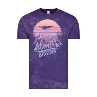 Cloud Purple The Adventure Begins Vintage Tee - Bettercallsaul