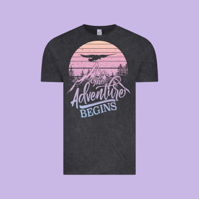 The Adventure Begins Vintage Tee Designed By Bettercallsaul