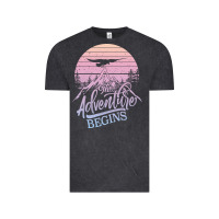 Vintage Black The Adventure Begins Vintage Tee - Bettercallsaul
