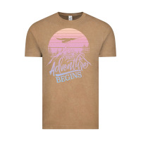 Vintage Coffee The Adventure Begins Vintage Tee - Bettercallsaul