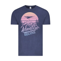 Vintage Denim The Adventure Begins Vintage Tee - Bettercallsaul