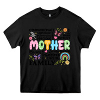 Black retro mother Heavy Core Tee - JahusDesignShop
