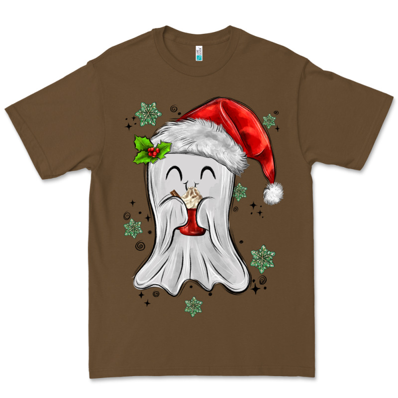 Merry Christmas Ghost Premium Tee by MaliasSmallBusiness | Teevron