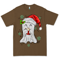 Cacao merry christmas ghost Premium Tee - MaliasSmallBusiness