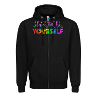 Black Western Dare To Be Yourself LGBTQ Zipper Hoodie - BundleAndBundleShop