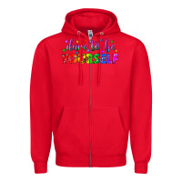 Red Western Dare To Be Yourself LGBTQ Zipper Hoodie - BundleAndBundleShop