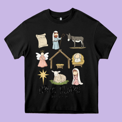 True Story Heavy Core Tee Designed By Maliassmallbusiness