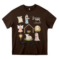 Chocolate Brown true story Heavy Core Tee - MaliasSmallBusiness