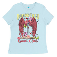 Baby Blue romantasy book club Ladies Tee - MaliasSmallBusiness