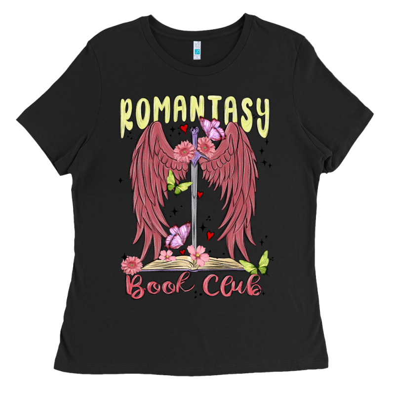 Romantasy Book Club Ladies Tee by MaliasSmallBusiness | Teevron