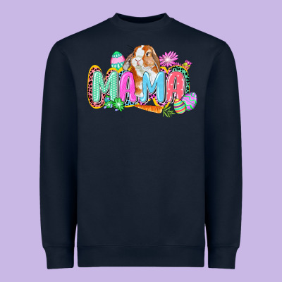 Western Mama Easter Heavyweight Sweatshirt Designed By Cowgirlartshop