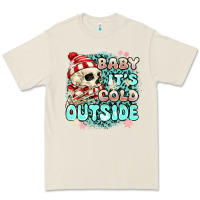 Bone baby its cold outside skeleton Premium Tee - MaliasSmallBusiness