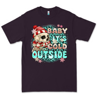 Plum baby its cold outside skeleton Premium Tee - MaliasSmallBusiness