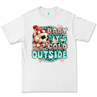 White baby its cold outside skeleton Premium Tee - MaliasSmallBusiness