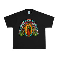 Black our lady of guadalupe rainbow Urban Heavy Tee - JahusDesignShop