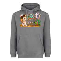 Storm Easter Howdy Peeps Bunny Heavyweight Hoodie - CowhideDigitalArt