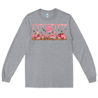 Heather Grey Cafecito y Chisme Long Sleeve Tee - TumblerDesignByShophia