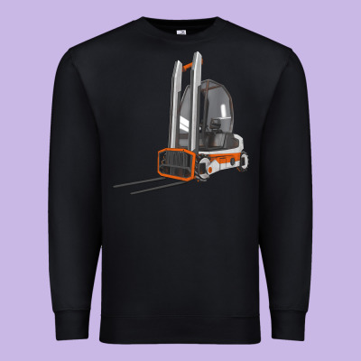Forklift Premium Sweatshirt Designed By Lillyallendesigns